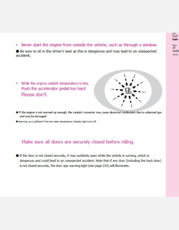 toyota bb 2013-2014 owners manual in english